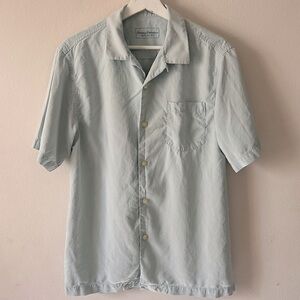 Tommy Bahamas light green short sleeve shirt S vintage